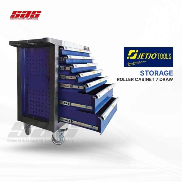 JETJO STORAGE ROLLER CABINET 7 DRAW